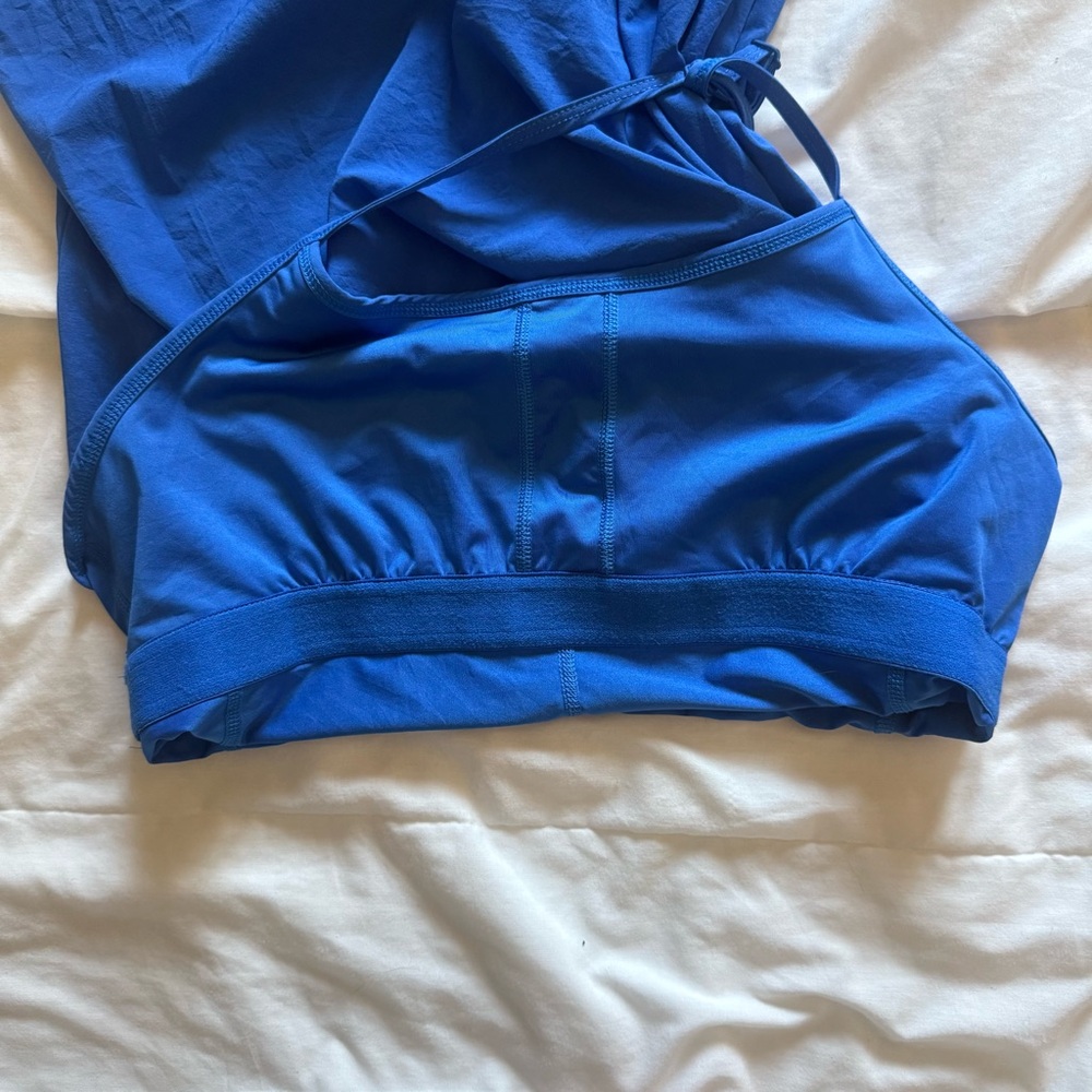 All in Motion Blue Swim Tank Dress - Picture 5 of 5